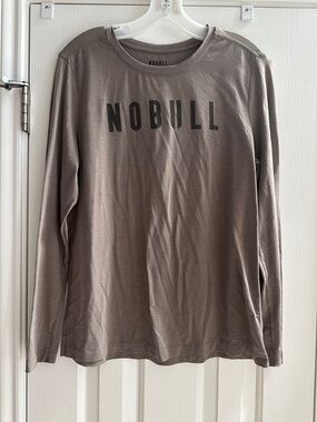 NOBULL Stone Rock Long Sleeve T Shirt Women’s Large CrossFit  Gym Running